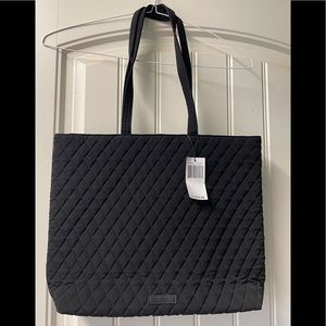 Vera Bradley NWT black essential tote. The perfect “grab and go” bag.